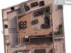 Ilioara, 2 camere, 71 mp utili, 500 m metrou Nicolae Grigorescu, Park Lake